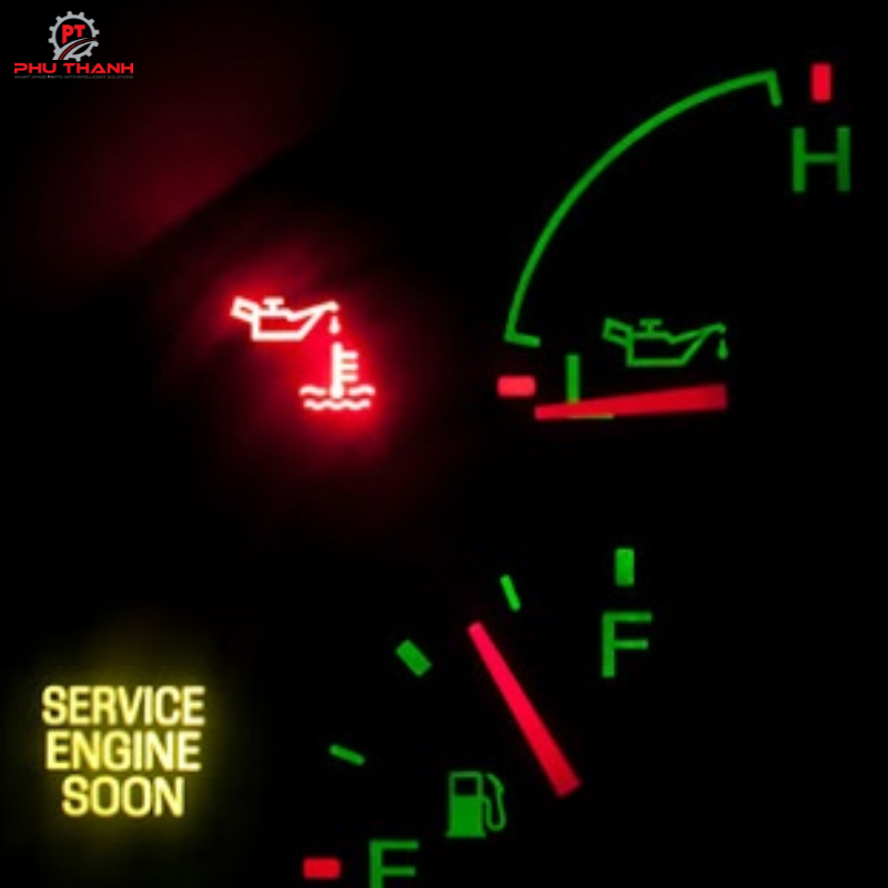 Đèn cảnh báo áp suất nhớt isuzu